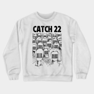 Barcode face Catch 22 Crewneck Sweatshirt